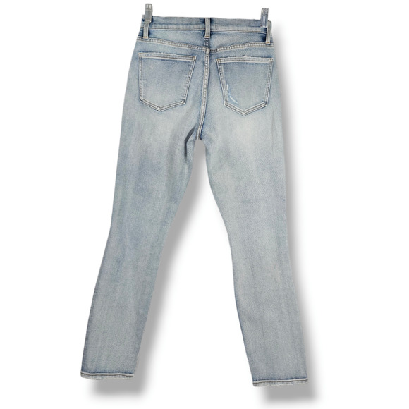 NWT Pistola Aline High Rise Distressed Skinny Ankle Jeans Sz. 26x27 Vintage Blue - Picture 3 of 10